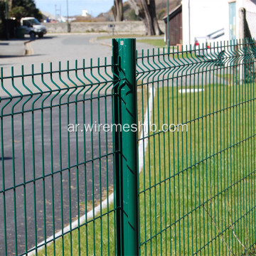 PVC المغلفة ملحومة شبكة أسلاك السياج